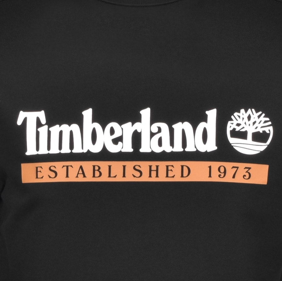 Alternative Image for ProductTimberland Crew Neck Logo Sweatshirt Black3